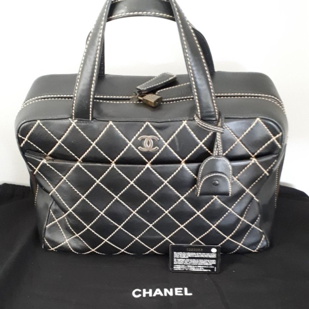 XL Chanel Overnight, Hand Carry Travel Bag